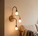Rattan Wall Light Natural Color Big Size